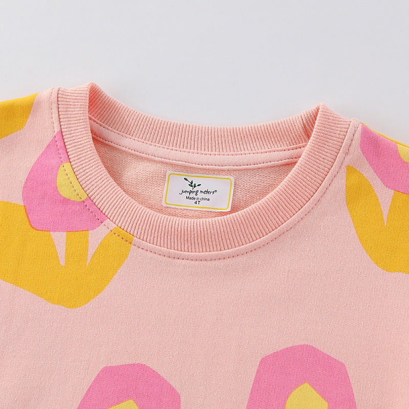Mädchen Sweatshirt mit floralen Mustern
