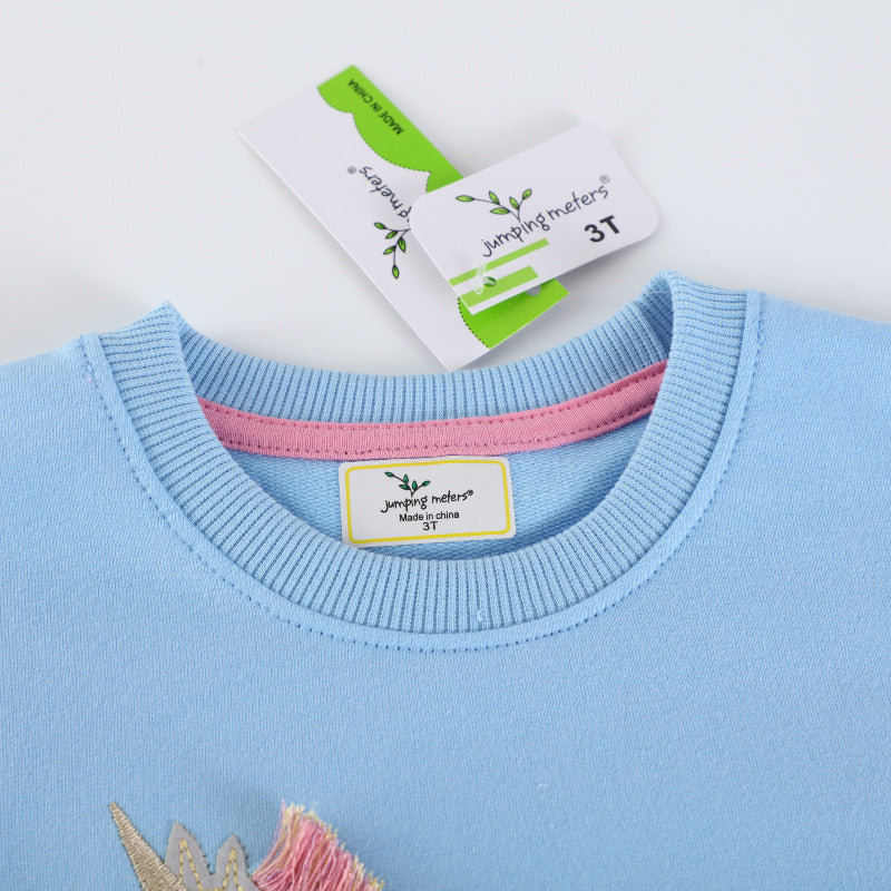 Mädchen Sweatshirt mit bezauberndem Einhorn-Design