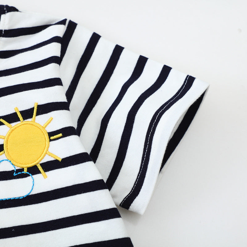 Jungen T-Shirt mit kreativem Safari-Motiv