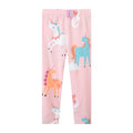 Mädchen Leggings mit bunten Einhorn-Designs