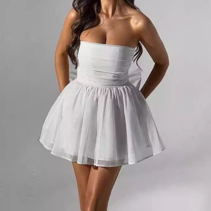 Damen Glamouröses Cocktailkleid mit schimmernden Details Selmira