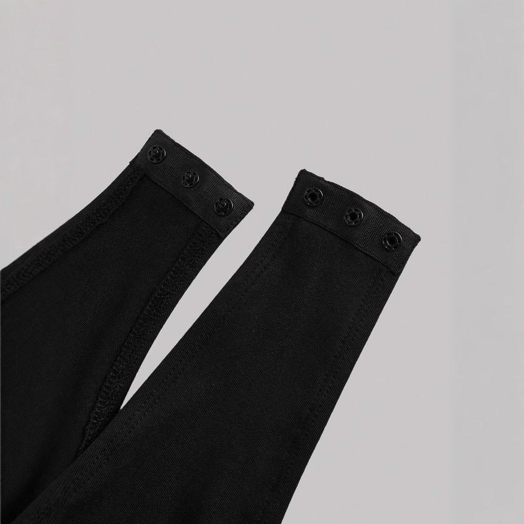 Damen eleganter Badeanzug mit Spitzenrand und Trägern Selmira