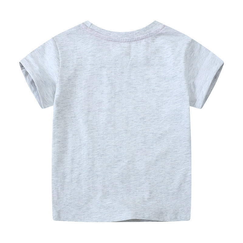 Mädchen T-Shirt mit buntem Einhorn-Design und inspirierendem Schriftzug