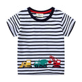 Jungen T-Shirt mit einzigartigem Baustellenfahrzeug-Motiv