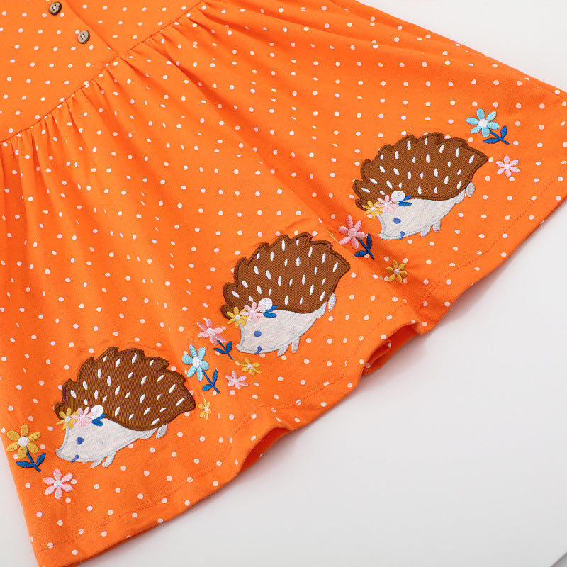 Kleines Mädchen Langarmkleid