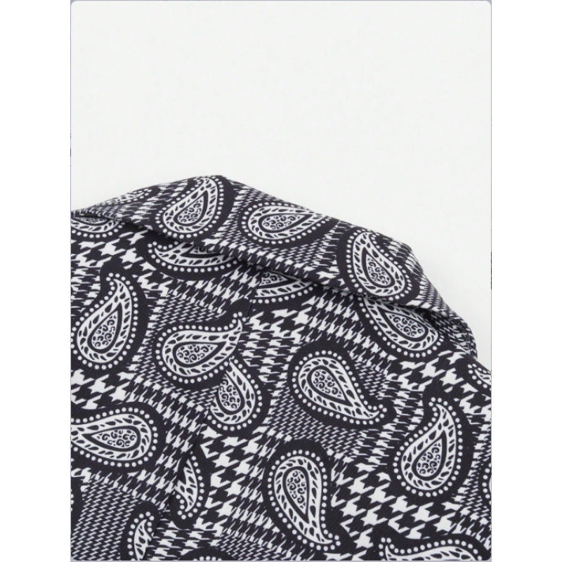 Damen Blazer mit modischem Paisleymuster und tailliertem Schnitt Selmira