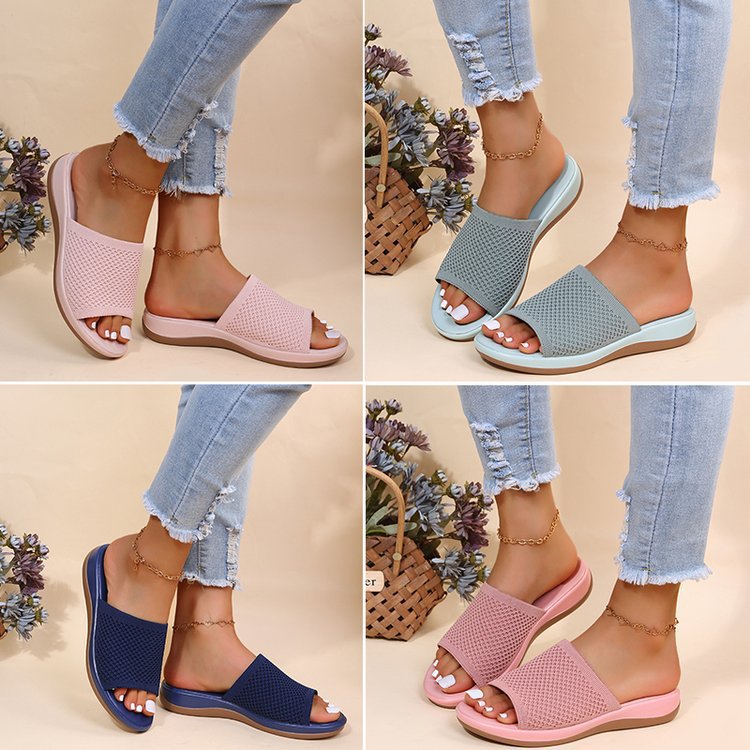Damen Komfortable Riemchensandalen mit atmungsaktiver Oberfläche und ergonomischem Fußbett Selmira