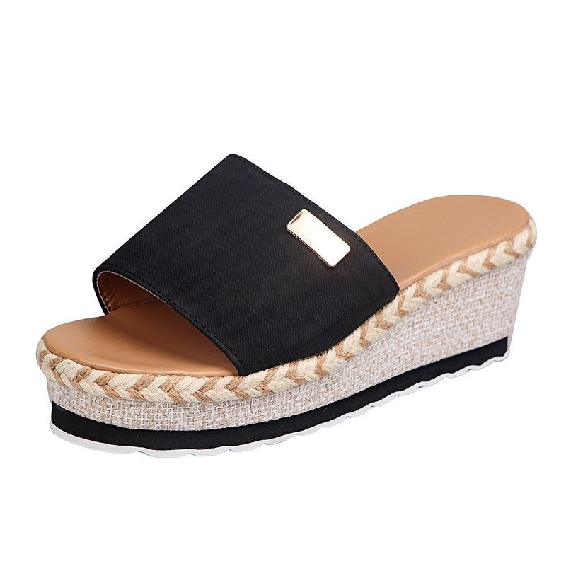 Damen Komfortable Keil-Sandalen Selmira