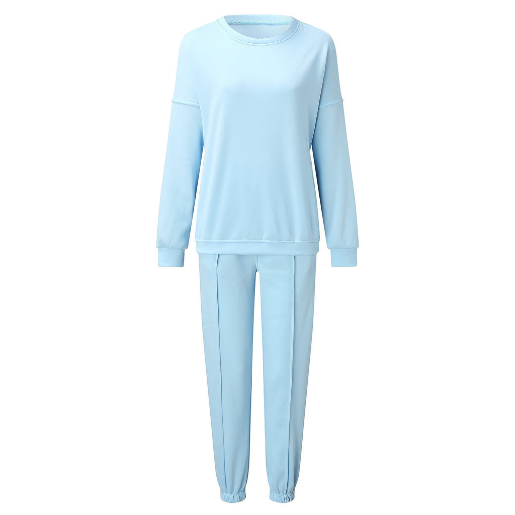 Damen nan weiches Oversize-Sweatshirt und weite Relaxhose im Vintage-Washed-Finish