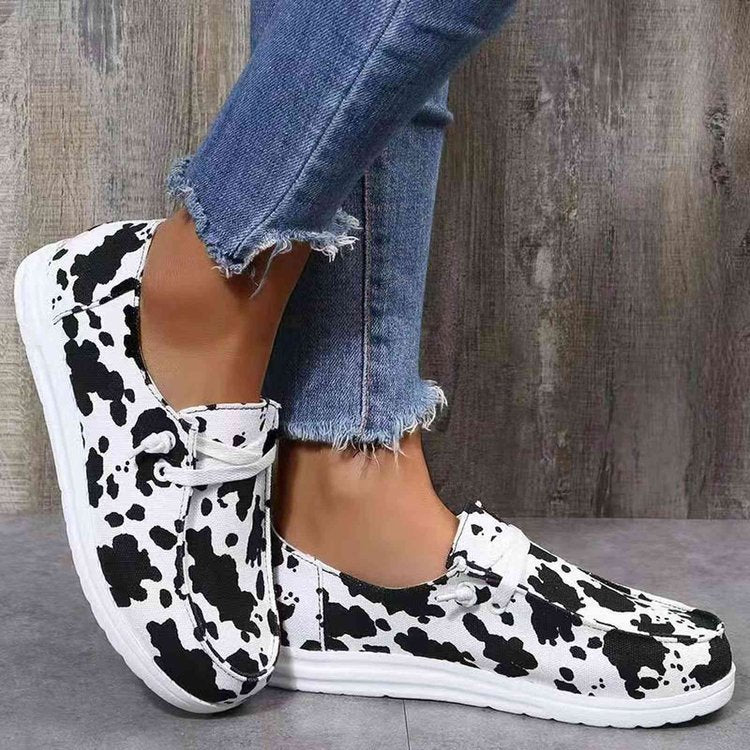 Damen Freizeit-Slip-On Schuhe mit elastischen Schnürdetails und rutschfester Sohle Selmira