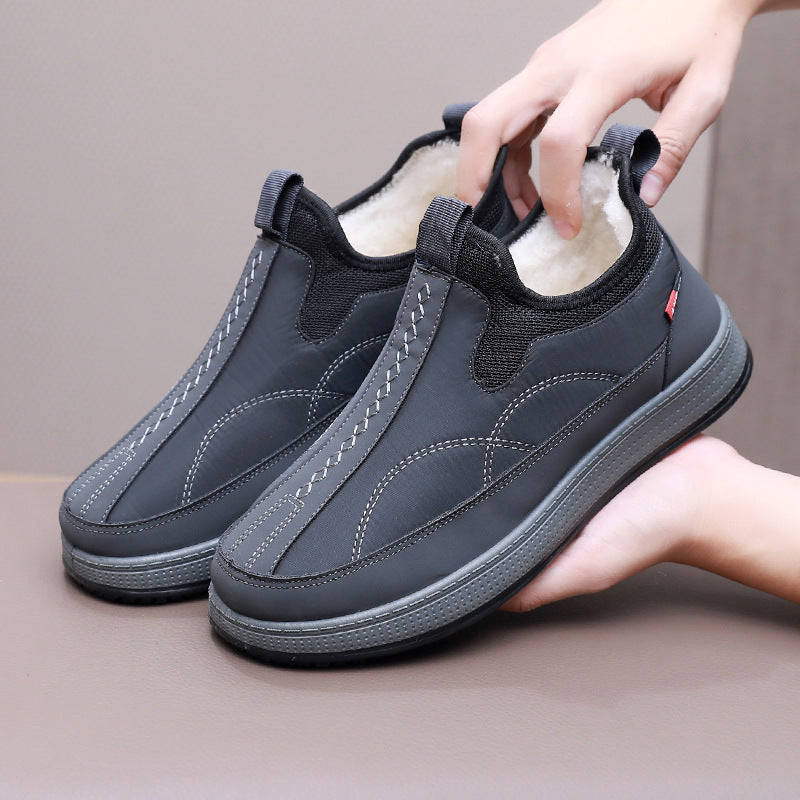 Damen Komfortable und warme Slip-On Freizeitschuhe mit Innenfutter Selmira