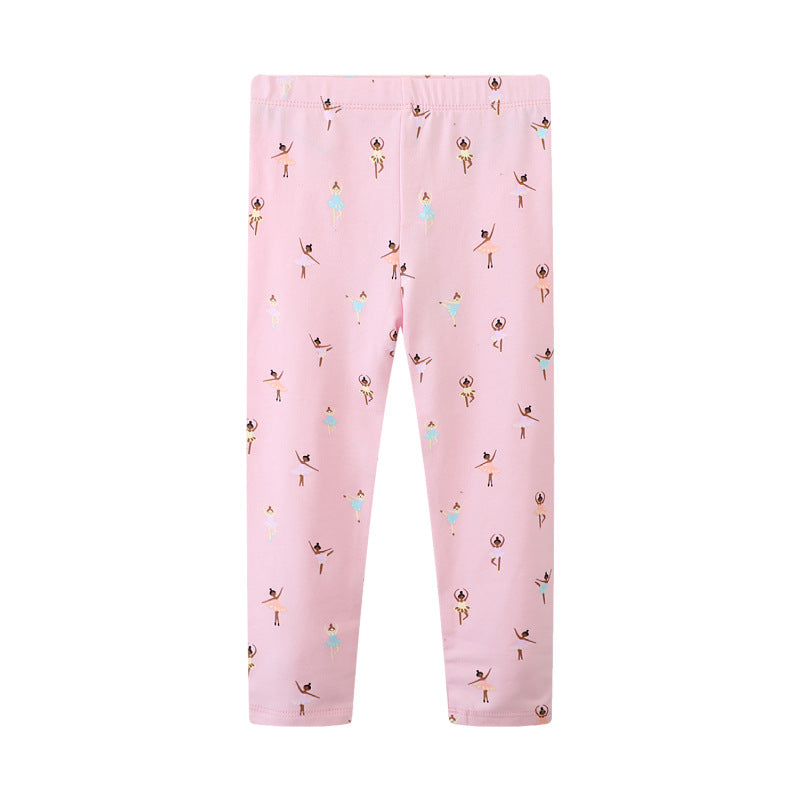 Mädchen Leggings mit bezauberndem Ballett-Motiv