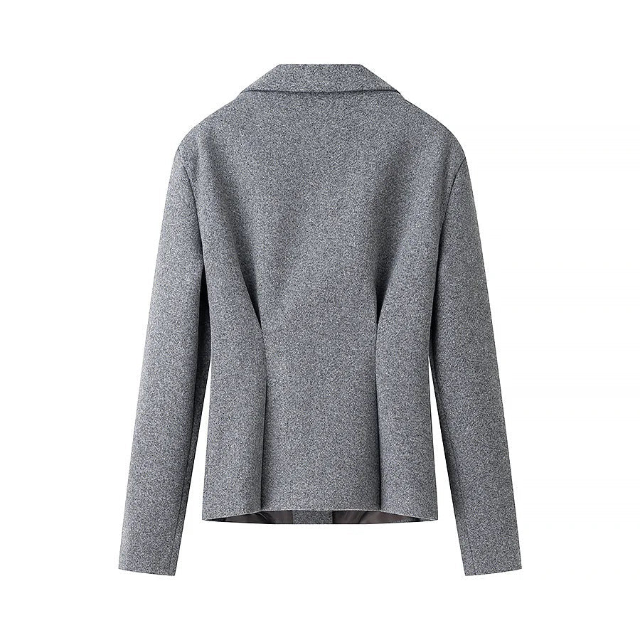 Damen elegantes Blazer- und Rock-Ensemble mit strukturiertem Design Selmira