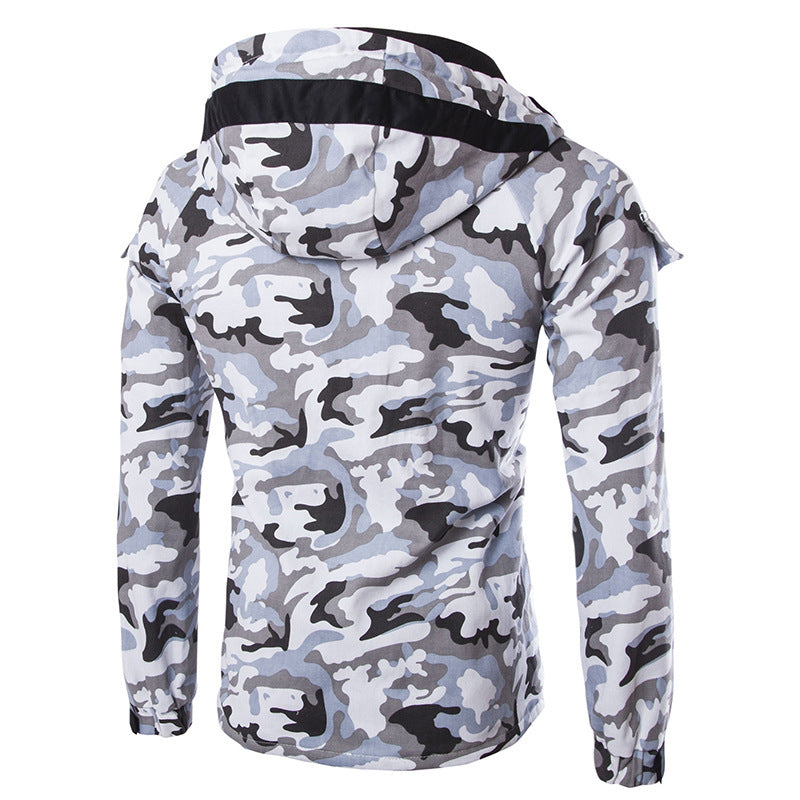 Herren nan gefütterte Parka-Jacke mit Kapuze isolierter Steppfüllung und multifunktionalen Taschen