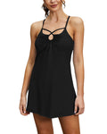 Damen Badekleid mit raffinierten Trägern und schickem Schnitt Selmira