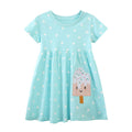 Mädchen Sommerkleid mit bezauberndem Eiskreisll