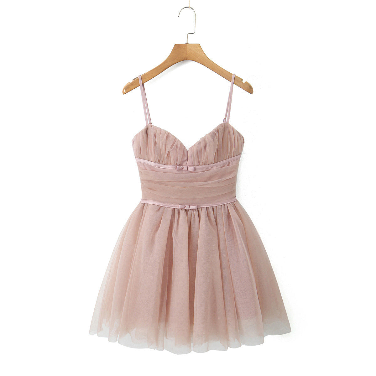 Damen Cocktailkleid mit herzförmigem Ausschnitt und schwingendem Tüllrock Selmira