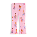 Mädchen Leggings mit buntem Ballerina-Design