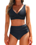 Damen Bikini-Set mit figurformendem Oberteil und hochtaillierten Shorts Selmira