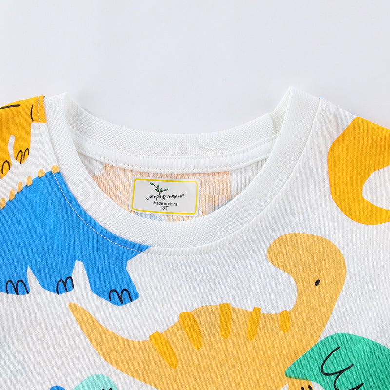Kinder T-Shirt mit fröhlichem Dinosauriermotiv