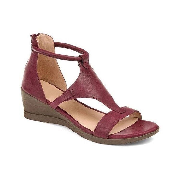 Damen Keil-Sandalen mit komfortablem Fußbett und verstellbaren Riemen Selmira