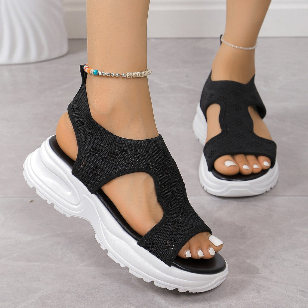 Damen Komfortable Sportsandalen mit atmungsaktivem Obermaterial und rutschfester Sohle Selmira