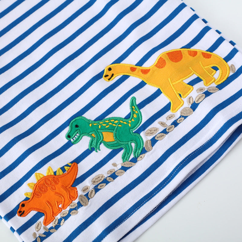 Jungen T-Shirt mit buntem Dinosaurier-Motiv