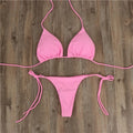 Damen Bikini-Set mit verstellbaren Trägern und minimalistischem Design Selmira