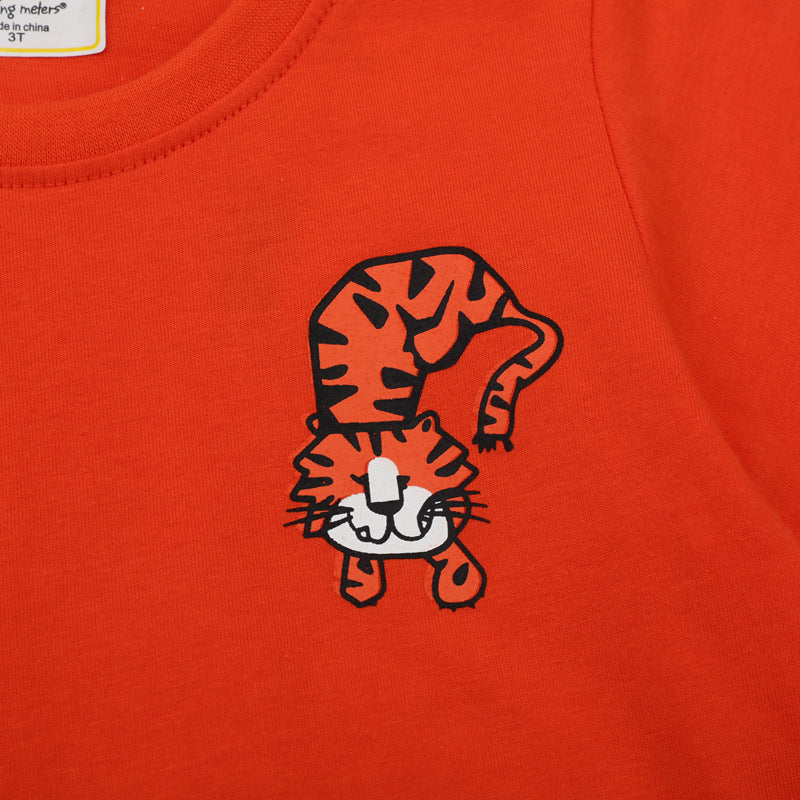 Mädchen T-Shirt mit verspieltem Tiermotiv