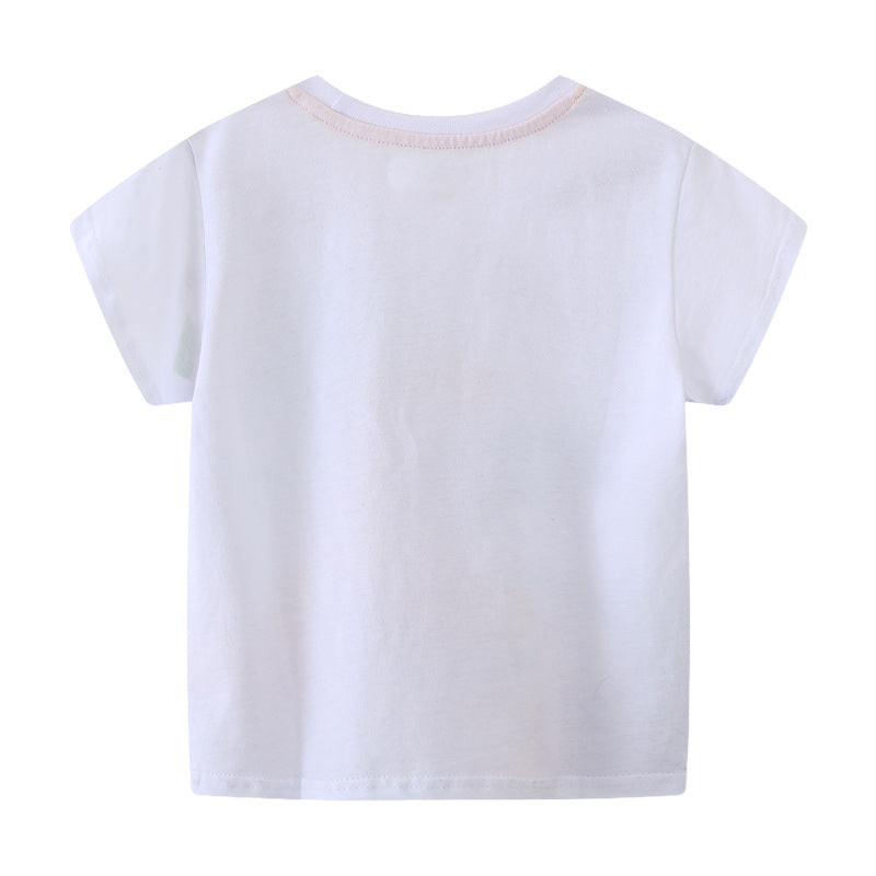 Kinder T-Shirt mit lendigem Dinosaurier-Motiv