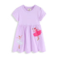 Mädchen Ballettkleid mit zauberhaftem Stickdesign