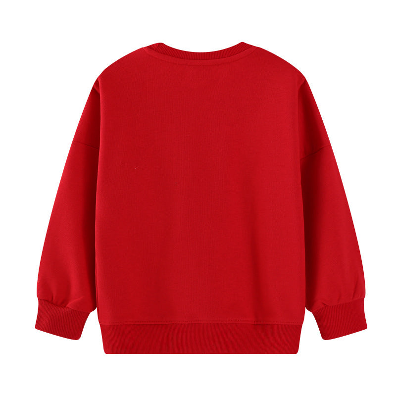 Mädchen Sweater mit festlichem Weihnachtsbaum-Motiv