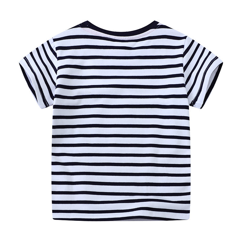 Jungen T-Shirt mit einzigartigem Baustellenfahrzeug-Motiv