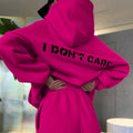 Unisex nan oversized Kapuzenpullover und taillenhohe Jogginghose Set