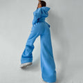 Damen nan weiches Oversize Hoodie mit weitem Schlag Jogginghose Set