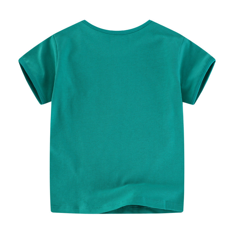 Kinder T-Shirt mit kreativem Hasen-Motiv