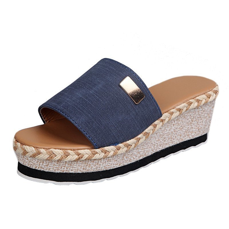 Damen Komfortable Keil-Sandalen Selmira