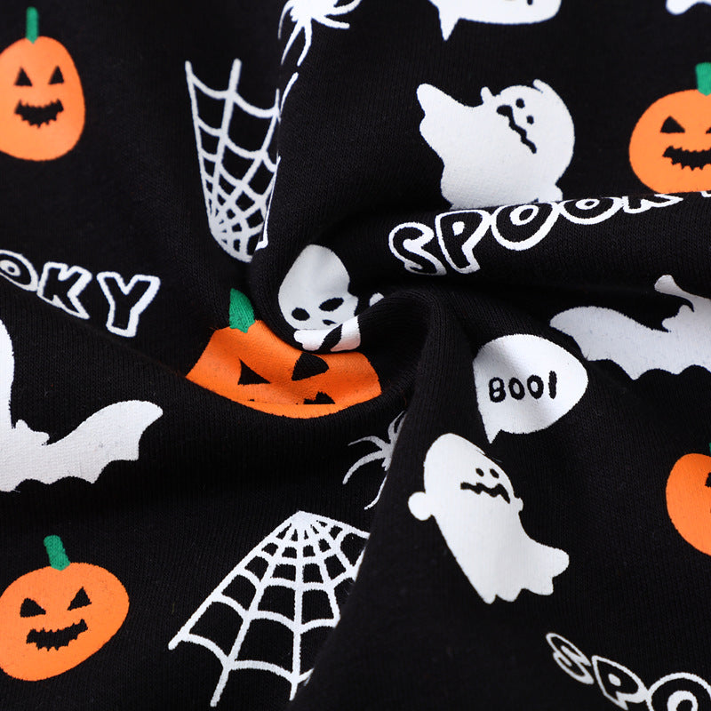 Kinder Sweatshirt mit gruseligem Halloween-Motiv