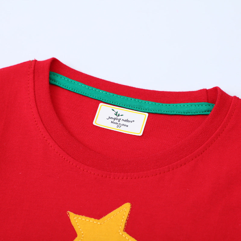Mädchen Langarmkleid mit festlichem Weihnachtsbaum-Motiv