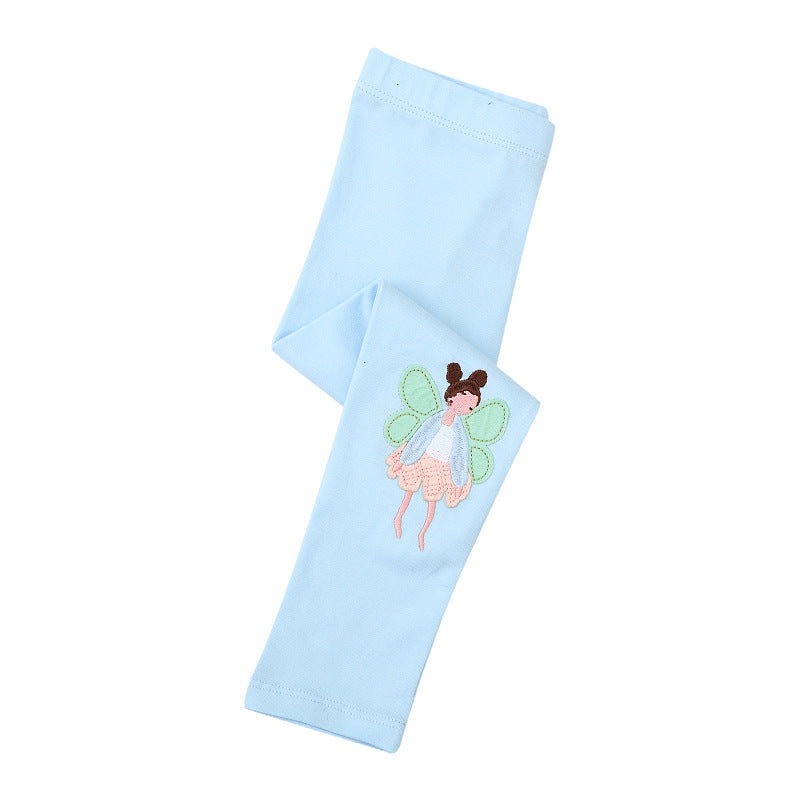 Mädchen Leggings mit zauberhaften Feenapplikationen