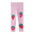 Mädchen Leggings mit fröhlichem Erdbeer-Design