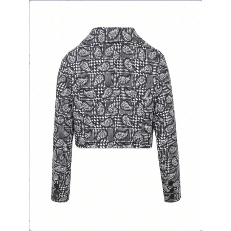 Damen Blazer mit modischem Paisleymuster und tailliertem Schnitt Selmira