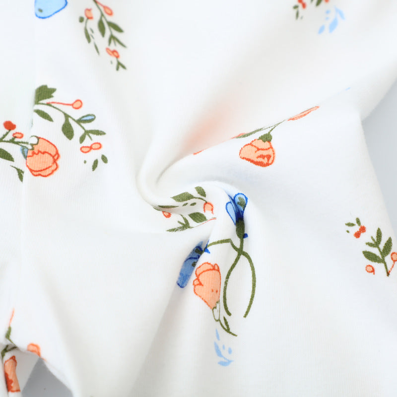 Mädchen Leggings mit floralem Muster