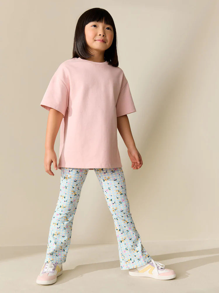 Unisex Trendige Freizeit-T-Shirt und Leggings Set