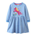 Mädchen Freizeitkleid mit süßem Einhorn-Design