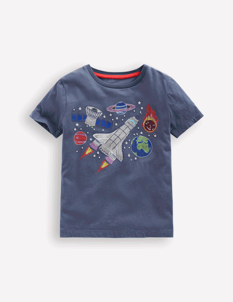 Jungen T-Shirt mit aufregendem Weltraum-Motiv