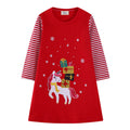 Mädchen Tüllkleid mit verspieltem Einhorn-Motiv und festlicher Grafik