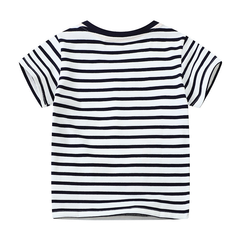 Jungen T-Shirt mit kreativem Safari-Motiv