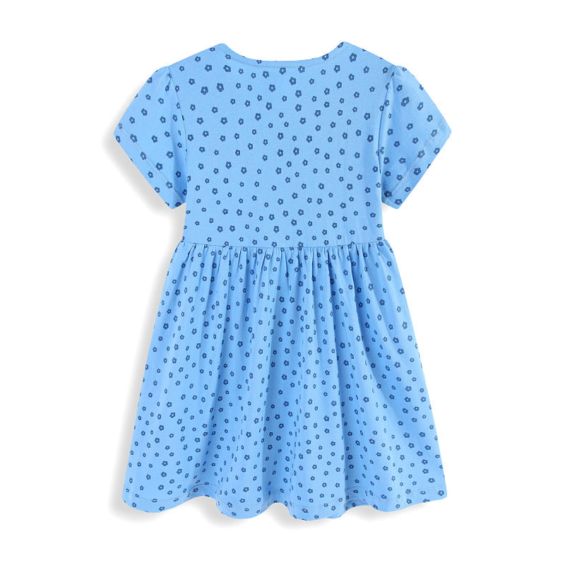 Mädchen Sommerkleid mit tierischem Motiv