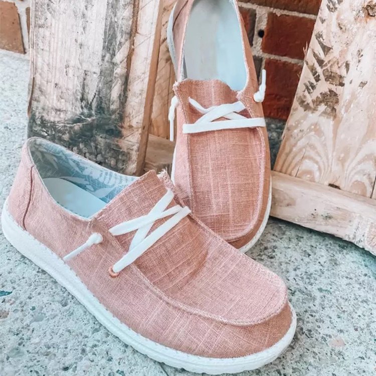 Damen Freizeit-Slip-On Schuhe mit elastischen Schnürdetails und rutschfester Sohle Selmira